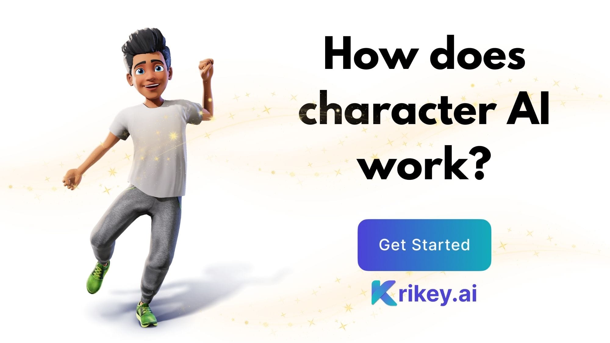 How does character AI work? What is character AI? Krikey AI Animation tools are a great character AI alternative