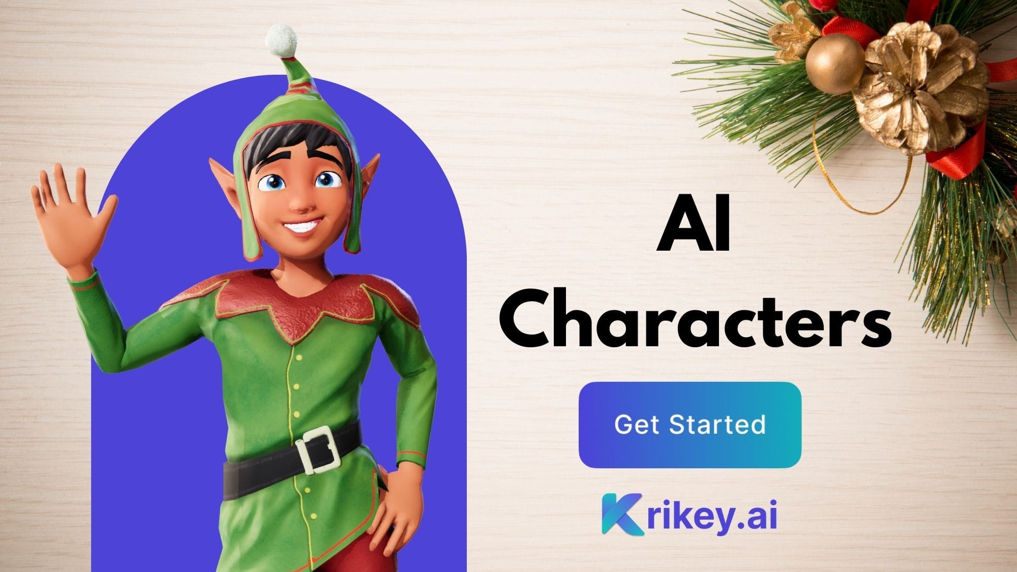 Character AI alternative animation tool Krikey AI enables digital invitations with animated characters and voice AI tools