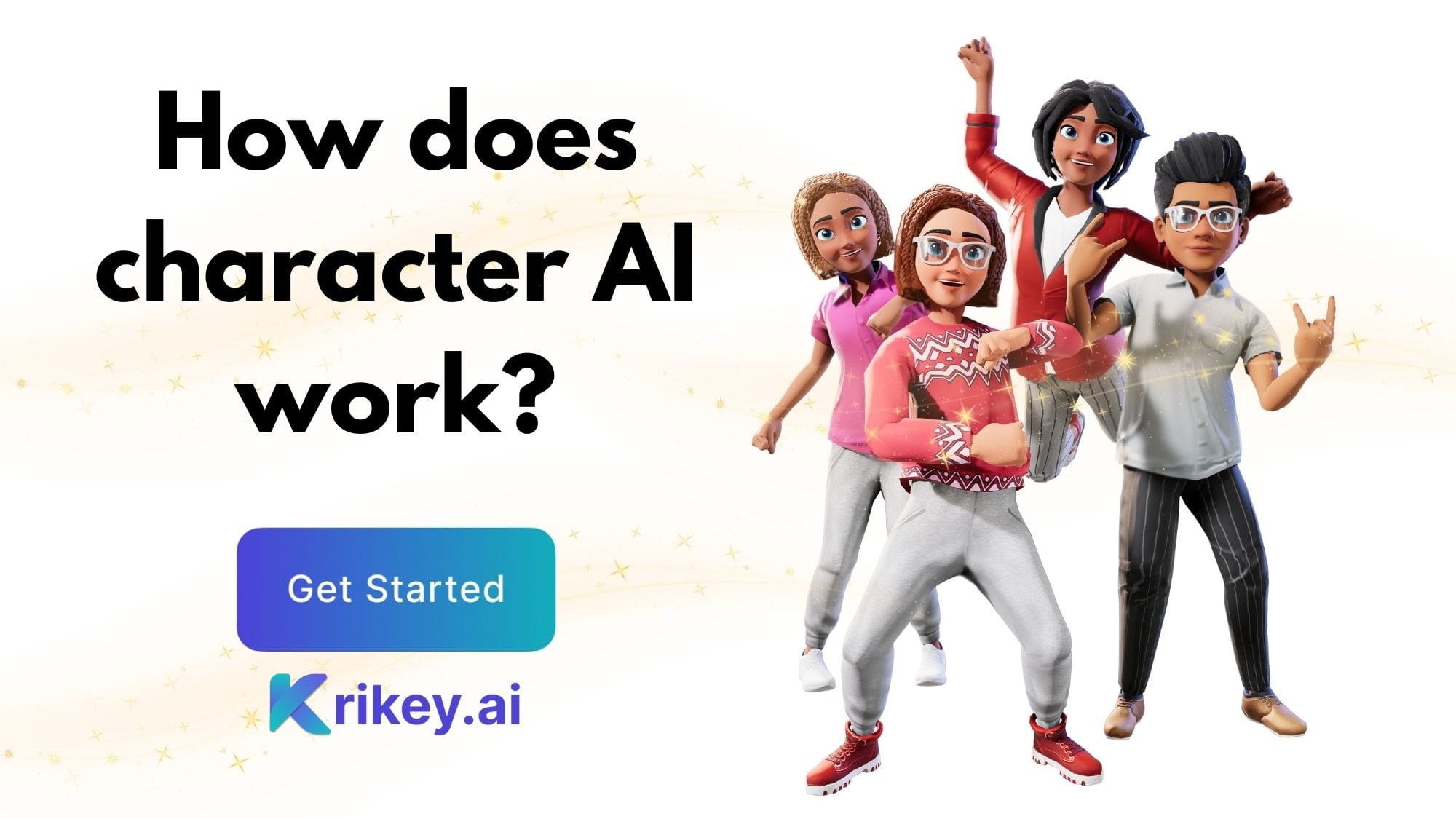 How does character AI work? What is character AI? This blog shares character AI alternatives like Krikey AI Animation tools