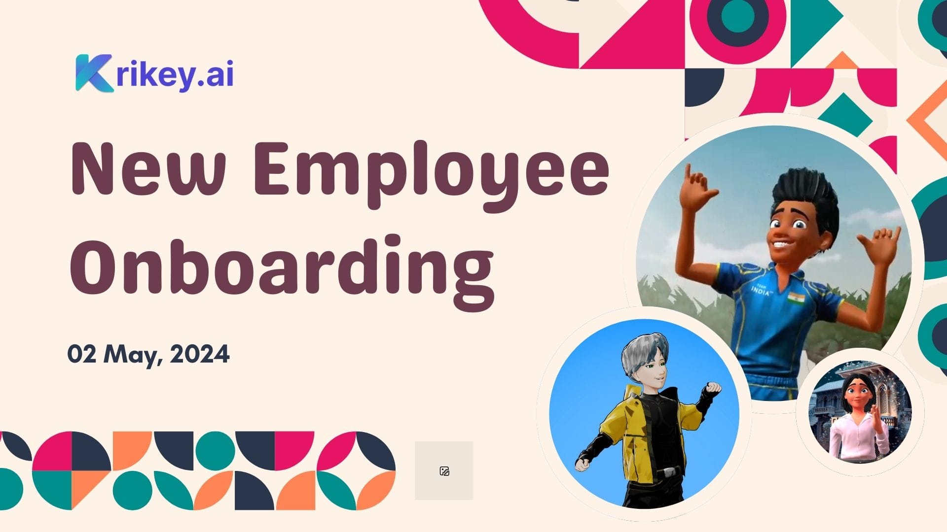 Onboarding videos for new employees in Krikey AI Video Editor