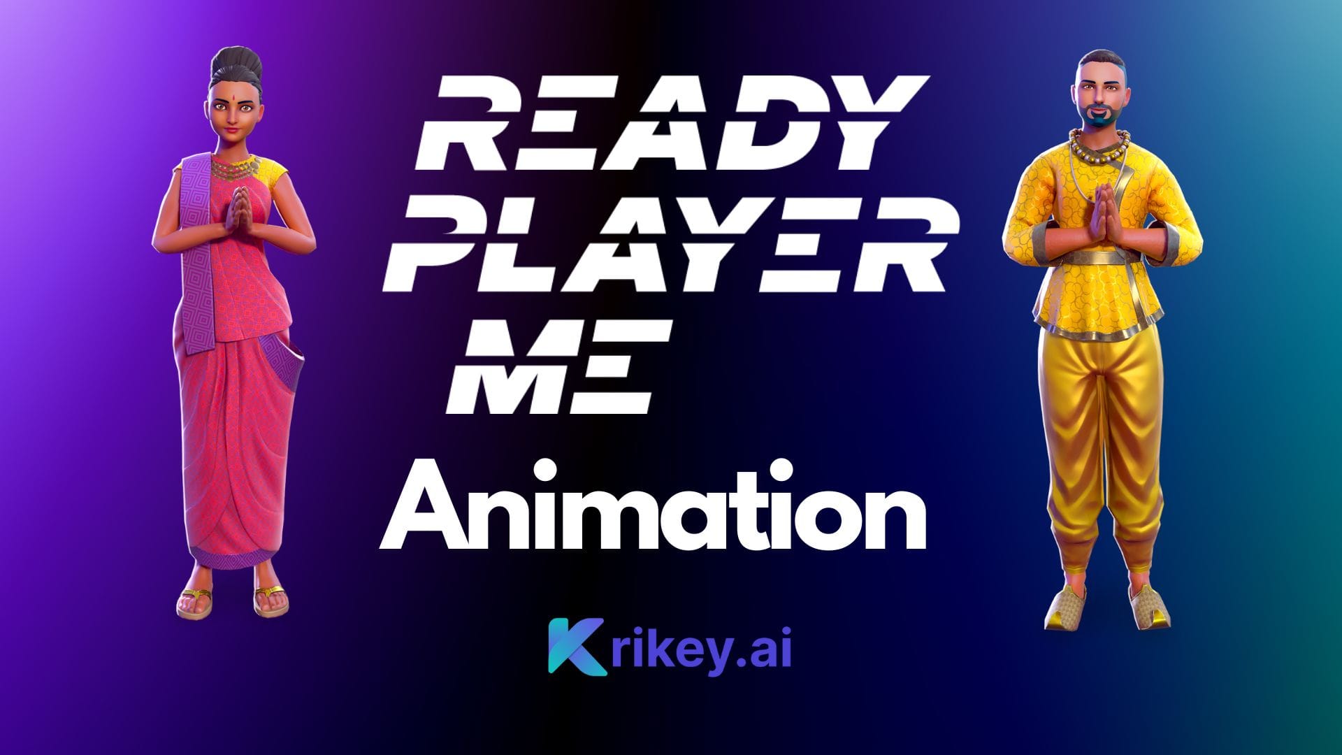 Ready Player Me VRChat avatars animation and dialogue in Krikey AI Video Editor