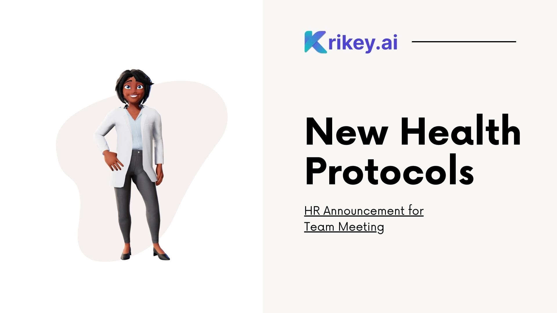 HR onboarding videos and HR explainer videos training videos in Krikey AI Video Editor