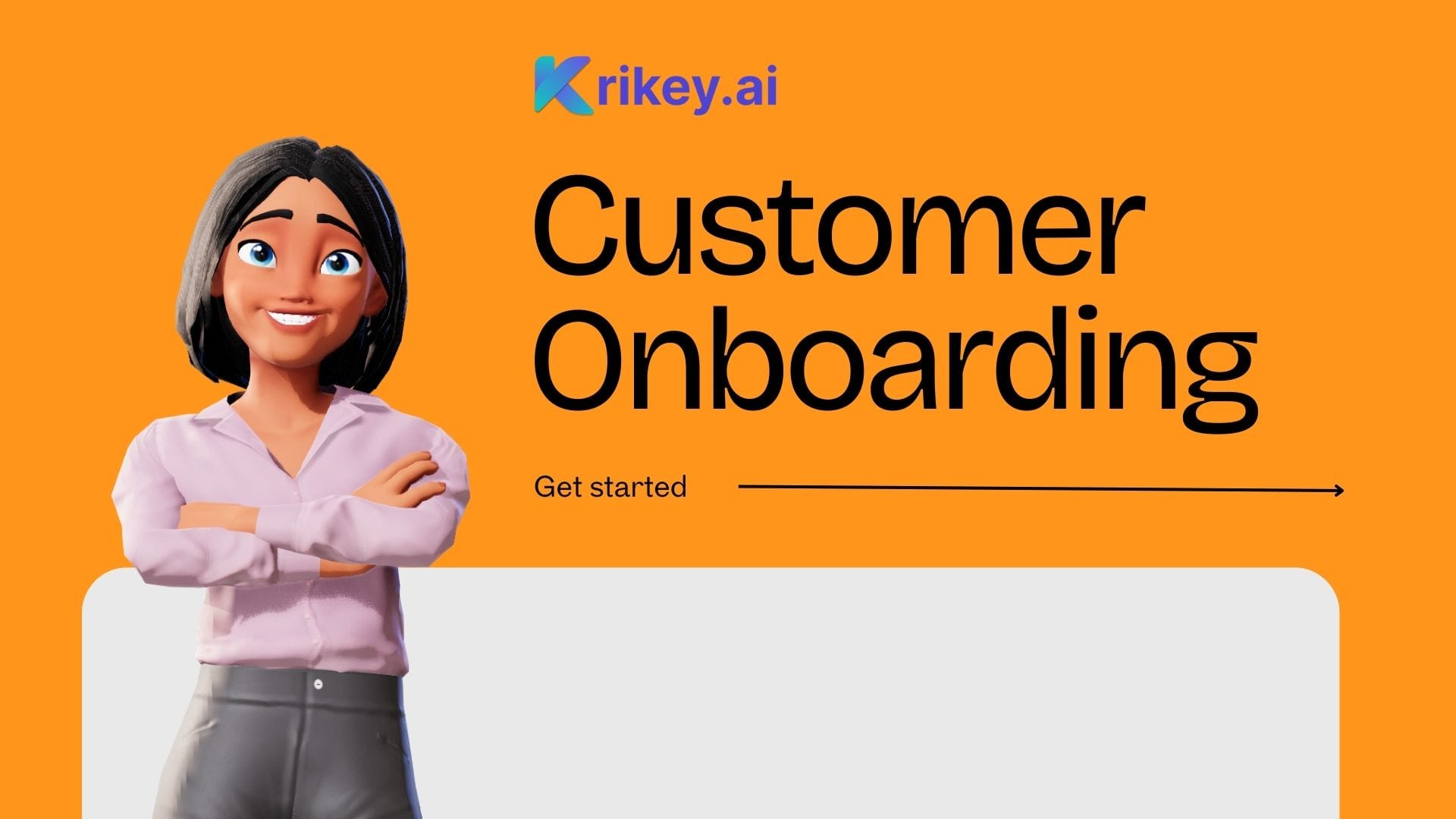 Customer onboarding videos and SaaS onboarding videos in Krikey AI Video Editor