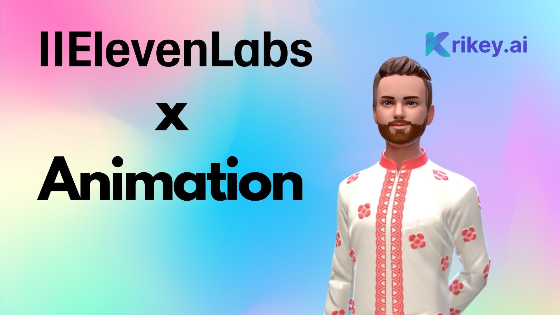 11labs and Eleven Labs voices Ready Player Me Avatars in Krikey AI Video Editor