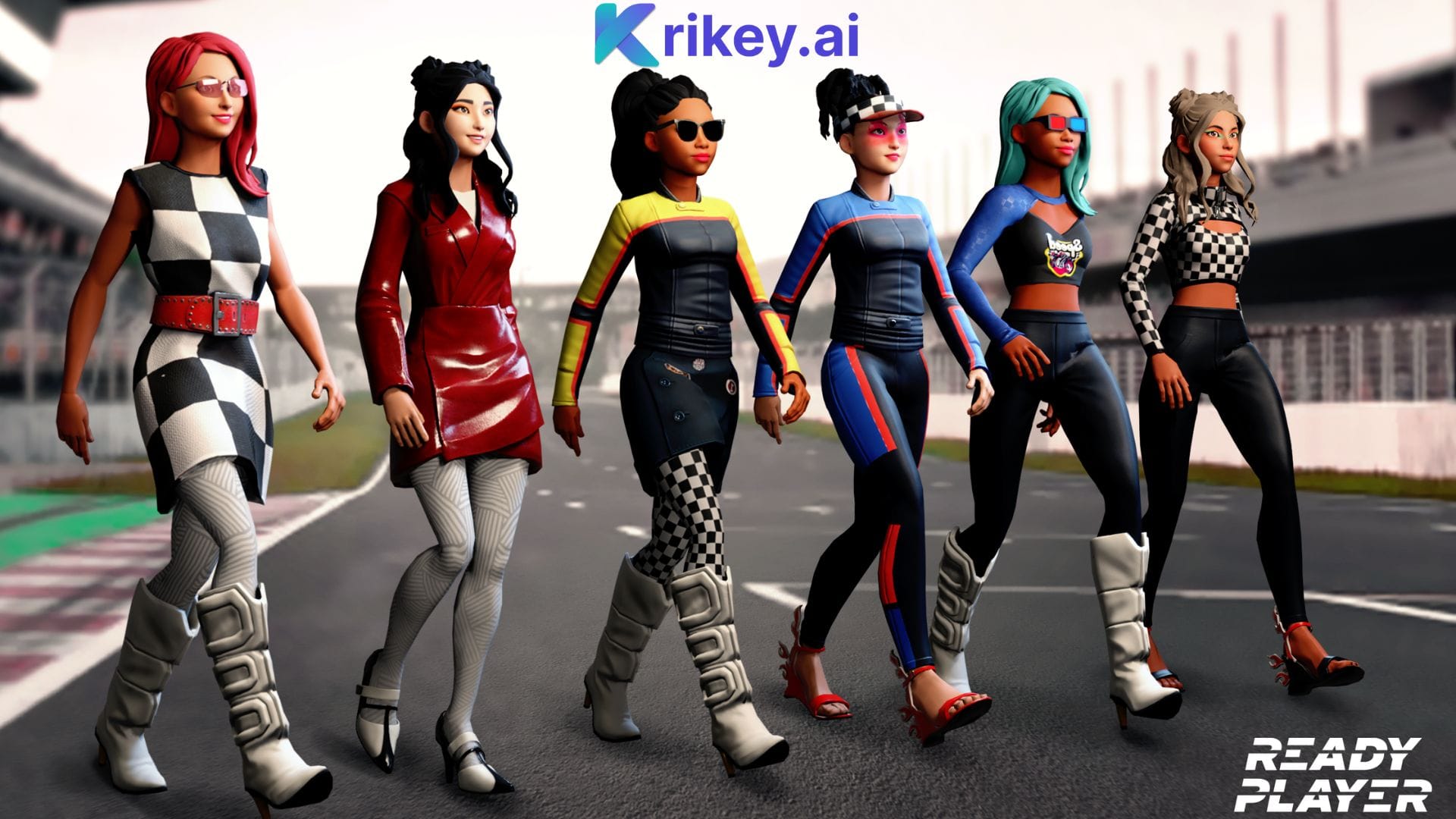 11labs british accent generator with Ready Player Me Avatars animated in Krikey AI Video Editor