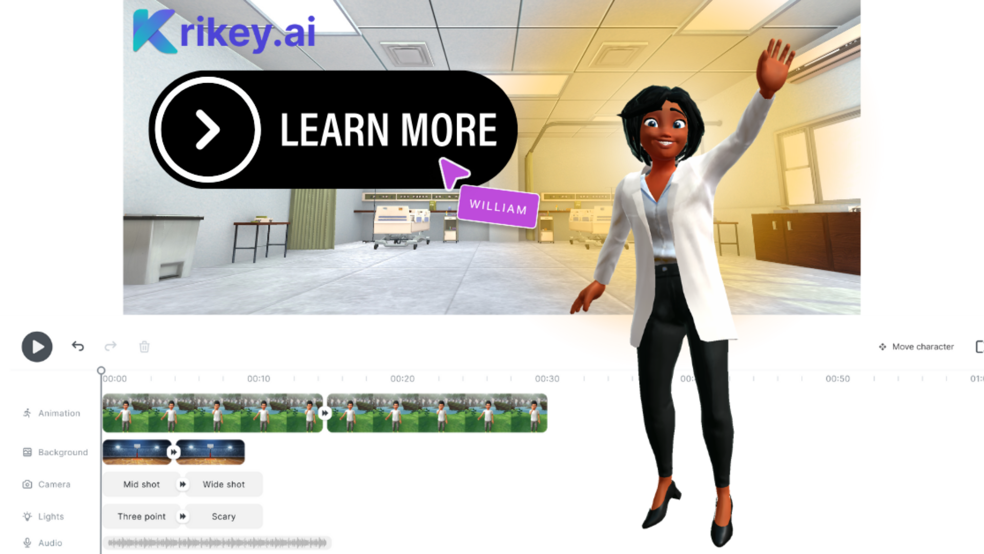Start animating with the best autodesk maya alternative, krikey ai animation