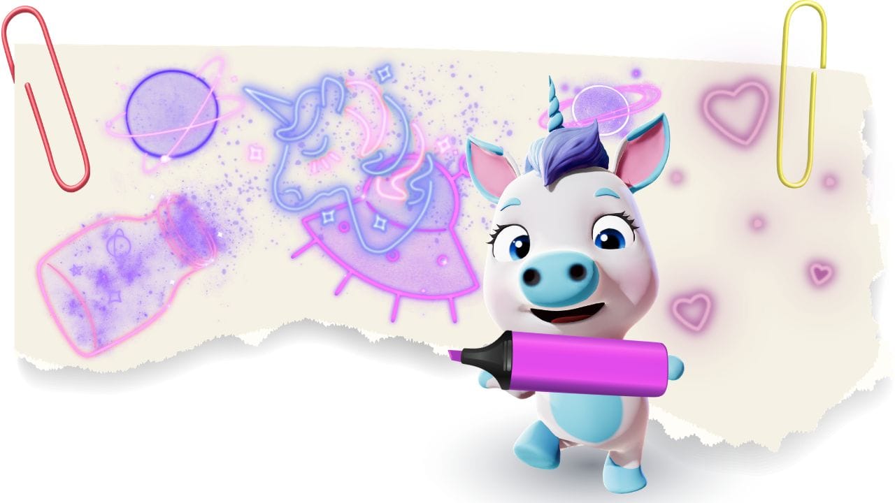 Create a custom Animated Unicorn GIF for Slack Cute animated Unicorn for birthday invitations