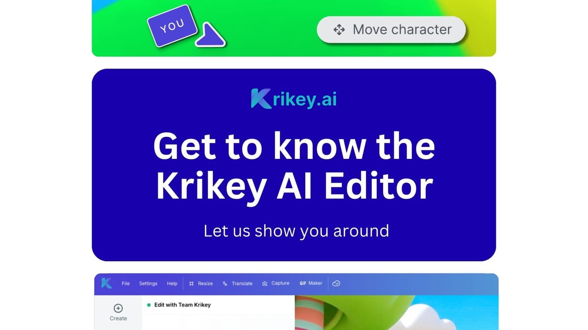 How to use the Krikey Video Editor