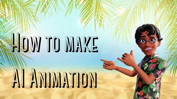 AI Animation Maker tools can help make 3D animations with cartoon characters and voice AI 