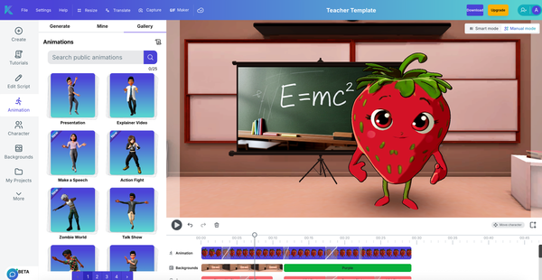 Krikey AI offers the largest mocap animation library 