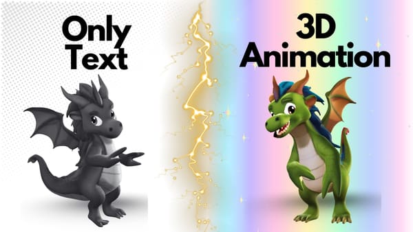 Krikey AI Sizzle Reel Generator makes it easy to create your own animation sizzle reel template with cartoon dragon characters and AI Animation